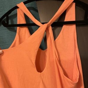 Athleta peach loose tank